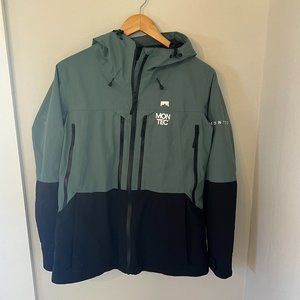 Montec Ski Snowboard Jacket - Shell, Fawk, Medium, Atlantic Black